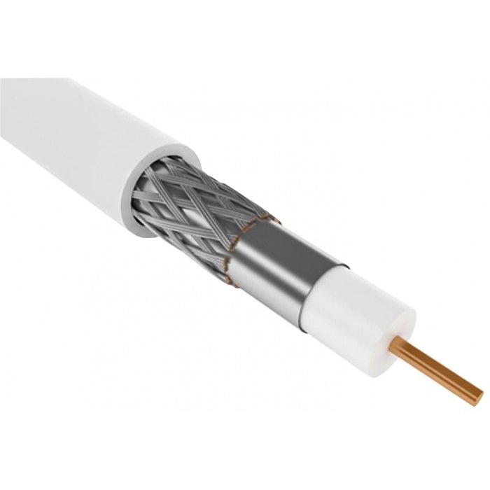 На фото: кабель коаксиальный медный RG cc1-r5f1-111-100-g IEK (ИЭК) 