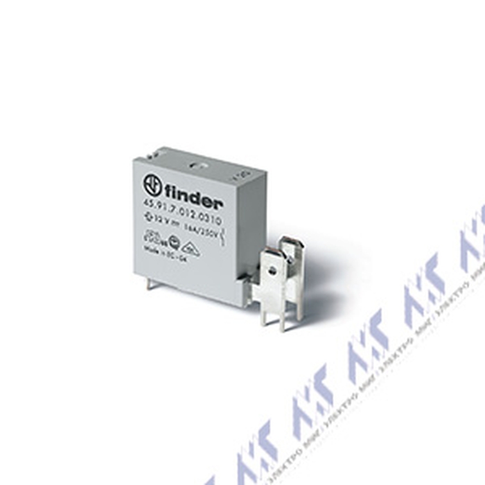 серии 45. миниатюрные pcb реле (16 a) 45.91.7.012.0311