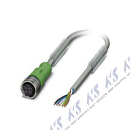 кабели с установленными разъемами sac-5p- 5,0-802/m12fs