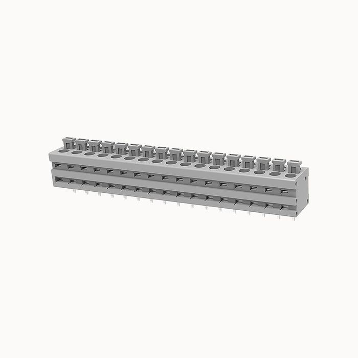 На фото клеммник нажимной на плату DG211V-5.0-20P-11-00Z(H) DEGSON (Дегсон) 