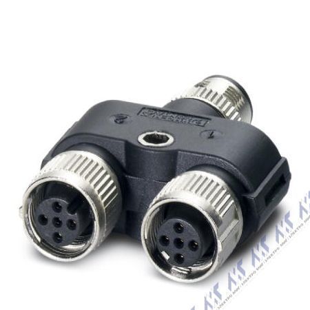кабели с установленными разъемами sac-3p-m12y/2xm12fs 3l