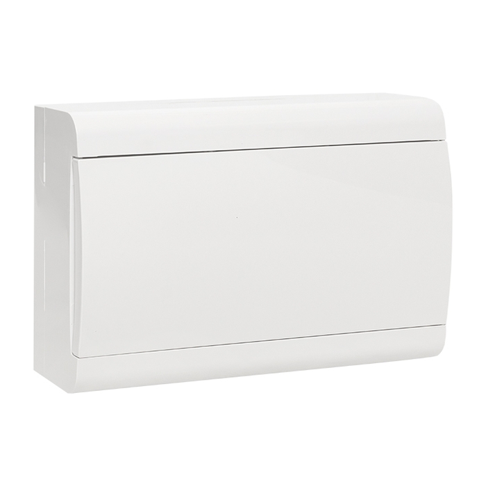 На фото: щит распределительный щрн-п-15 "slimbox" белая дверца ip41 ekf proxima ЭКФ (ЕКФ)