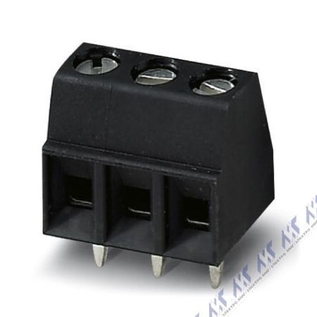 На фото: клеммные блоки для печатного монтажа mkds 1/ 3-3,5 ht bk Phoenix Contact