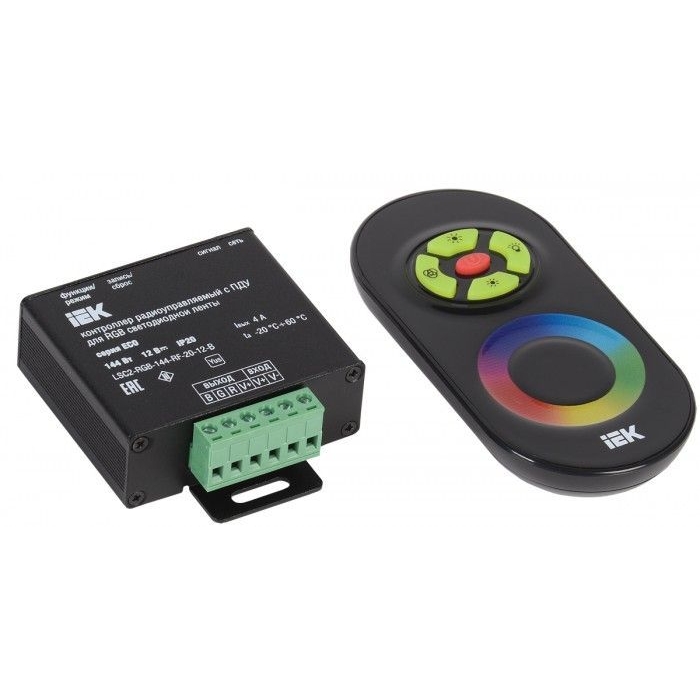 На фото: лента светодиодная lsc1-rgb-144-rf-20-12-b IEK (ИЭК)