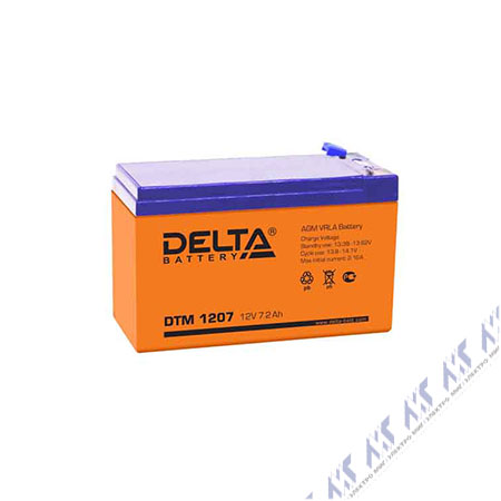 На фото: dtm 1207 DELTA (АКБ ДЕЛЬТА)