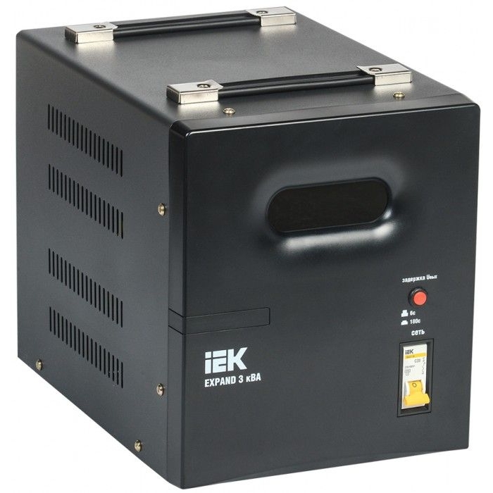 На фото: релейные стабилизаторы напряжения ivs21-1-003-11 IEK (ИЭК)