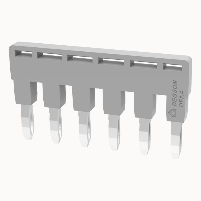 На фото: перемычки для клемм dfa4-06p-11-00z(h) DEGSON (Дегсон) 