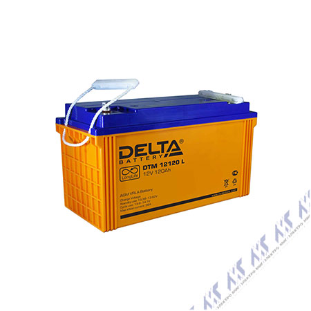 На фото: dtm 12120 l DELTA (АКБ ДЕЛЬТА)