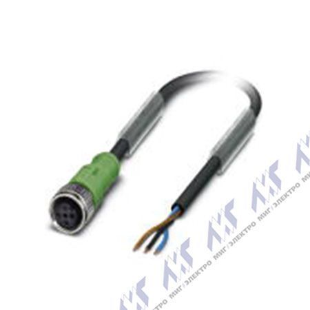 кабели с установленными разъемами sac-3p- 1,5-pvc/m12fs