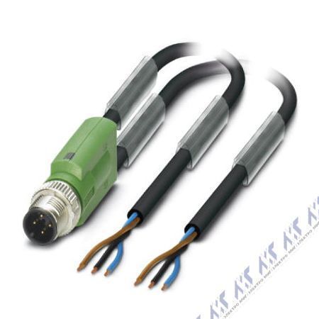 кабели с установленными разъемами sac-3p-y/2x10,0-pur sco