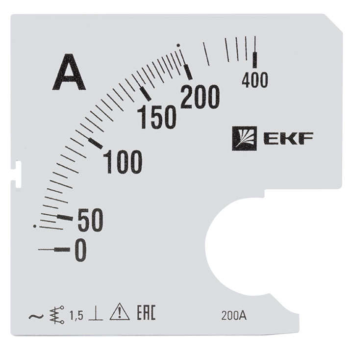 На фото: шкала сменная для a961 200/5а-1,5 ekf ЭКФ (ЕКФ)