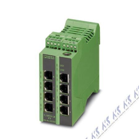 промышленные коммутаторы и модули среды fl switch lm 8tx-e