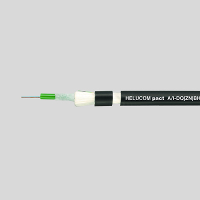 На фото: оптоволоконный кабель a/i-dq(zn)bh 6 g50/125 HELUKABEL