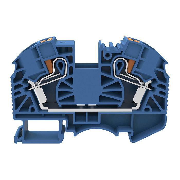На фото: проходные пружинные клеммы ds16-01p-12-00z(h) DEGSON (Дегсон) 