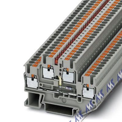 Многоуровневые клеммы зажим push-in pttb 2,5-la 60 rd