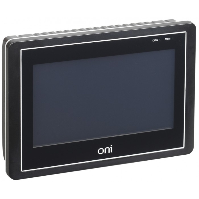 На фото: сенсорная панель оператора HMI etg-a8th-hsse-s-070 ONI 