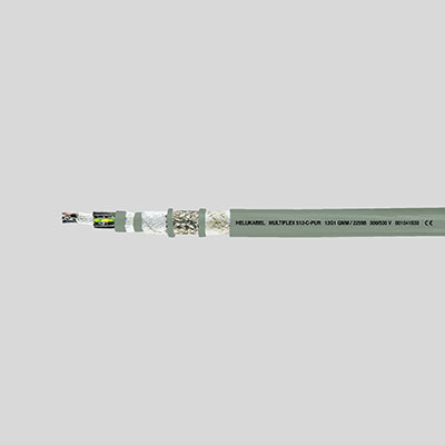 На фото: контрольный кабель с медными жилами multiflex 512-c-pur 36x1 кв.мм HELUKABEL (Хелукабель)