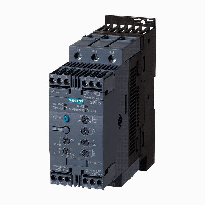 устройства плавного пуска sirius 3rw40361bb04