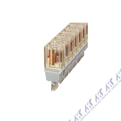 На фото: одиночное реле st-rel4-hg 24/21-21 Phoenix Contact (миниатюрное силовое) 