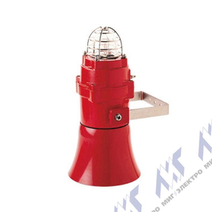 комбинированные светозвуковые устройства bexcs 110-05d-b 230в ac красная