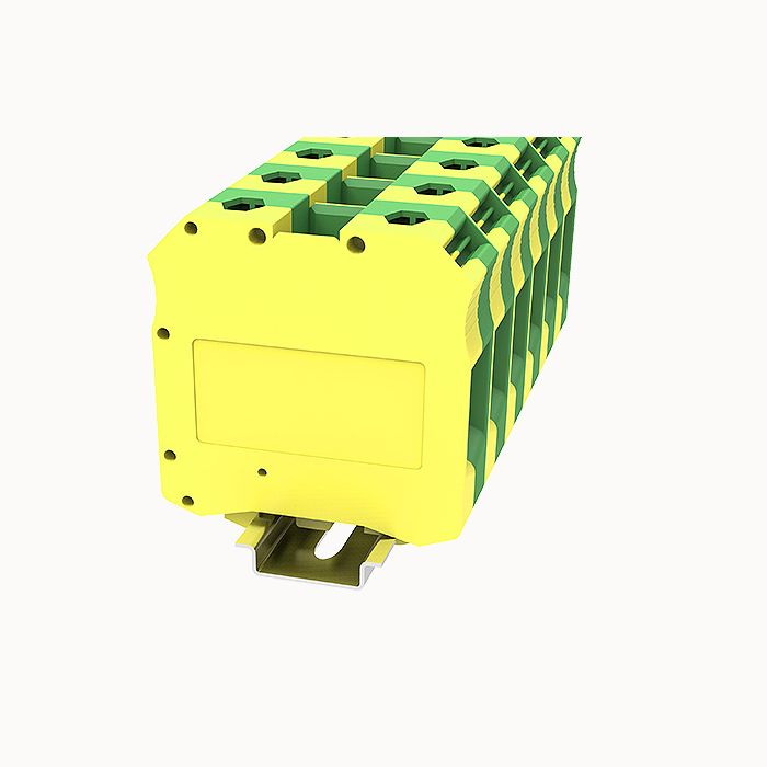 На фото: Клеммы заземления pc50-pe-01p-1y-00a(h) DEGSON (Дегсон) 