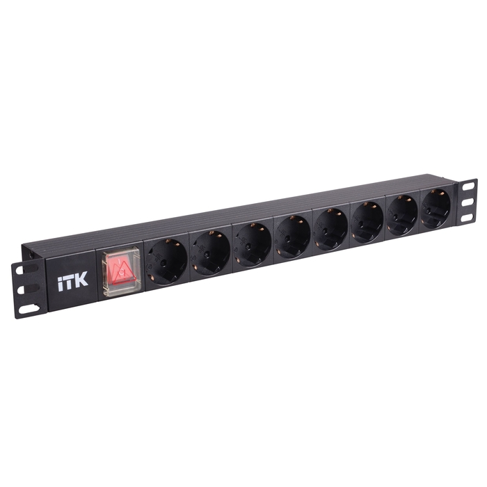 На фото: блоки розеток ITK PDU ph12-8d3