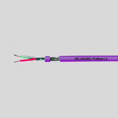 На фото: кабель передачи данных l2-bus 2x0.64 indus. Helukabel 