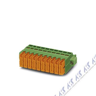 На фото: штекерные разъемы для печатных плат qc 1/12-stf-5,08 Phoenix Contact