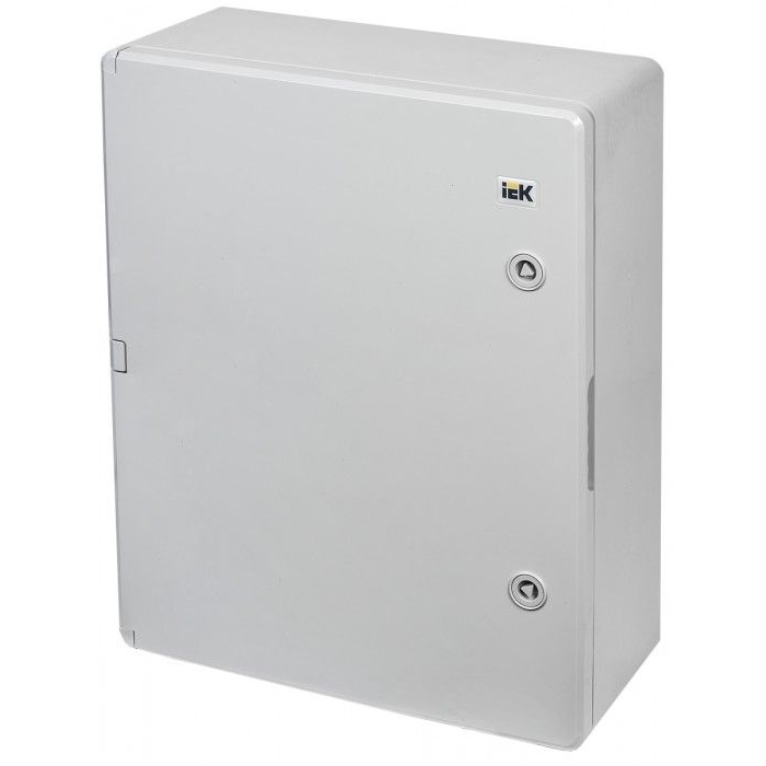 На фото: щит с монтажной панелью mkp93-n-504018-65 IEK (ИЭК)