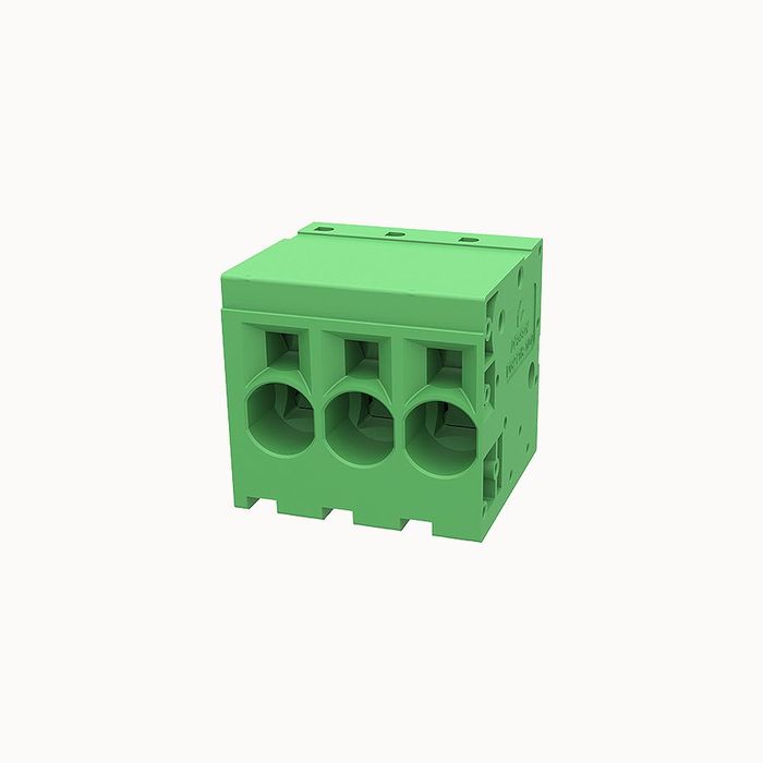 На фото клеммник нажимной на плату DG271R-10.0-DB-03P-14-100Z(H) DEGSON (Дегсон) 