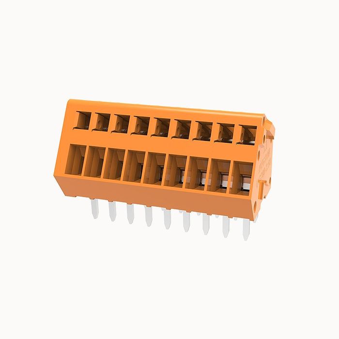 На фото клеммник нажимной на плату DG240W-2.54-09P-15-00Z(H) DEGSON (Дегсон) 