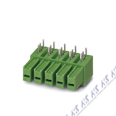 На фото: штекерные разъемы для печатных плат ipc 5/ 2-gu-7,62 Phoenix Contact