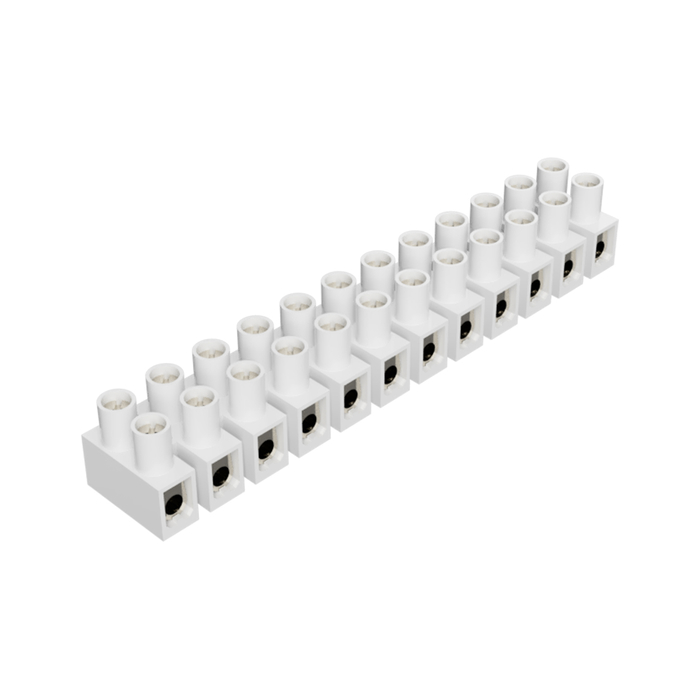 Клеммные колодки, Тип 4 DS GW, 12 полюсов, Glow Wire, делимые, с защитой провода, номинальное сечение провода: 1,5 мм кв., номинальные характеристики: 400 V^ 17,5 A^ серия Appliance 21.305.1257.0 актуальное фото