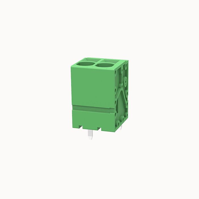 На фото клеммник нажимной на плату DG271V-7.5-DB-02P-14-100Z(H) DEGSON (Дегсон) 