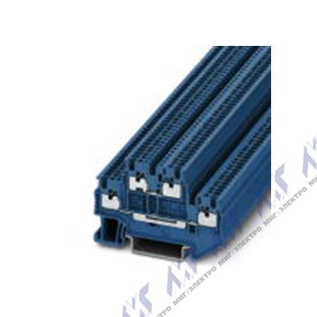 Многоуровневые клеммы зажим push-in fttb 1,5/s bu