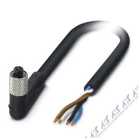 кабели с установленными разъемами sac-4p- 3,0-pur/m5fr