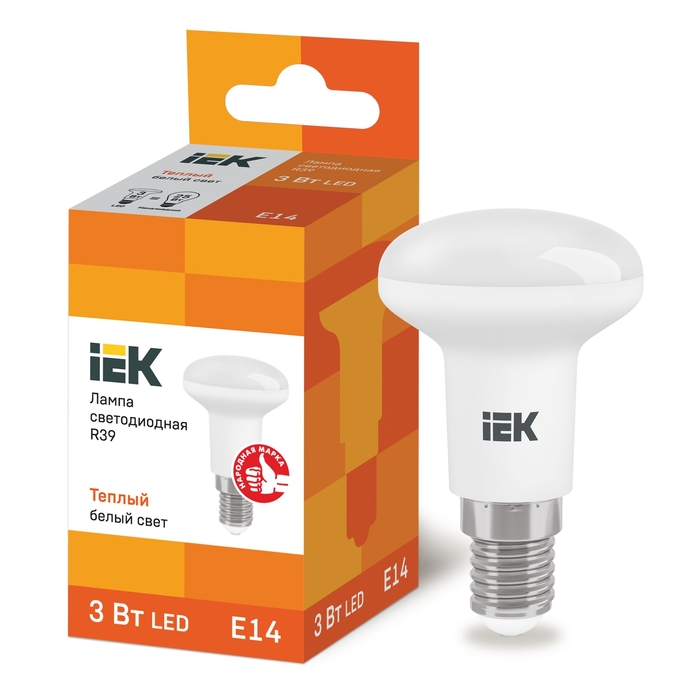 На фото: LED лампы и светильники lle-r39-3-230-30-e14 IEK (ИЭК) 