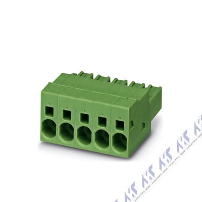 На фото: клеммные блоки на печатную плату spc 5/10-st-7,62 Phoenix Contact 