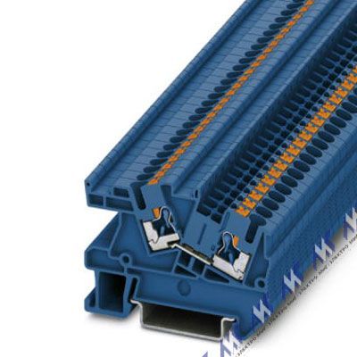 Многоуровневые клеммы зажим push-in pti 2,5 bu