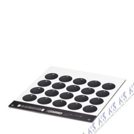 алюминиевые таблички ls-wmtb-al (d30) bk