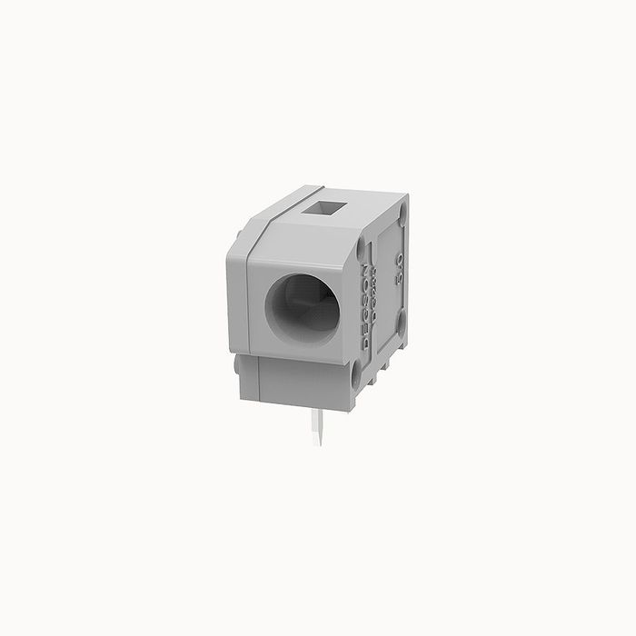 На фото клеммник нажимной на плату DG235W-5.0-01P-11-00Z(H) DEGSON (Дегсон) 