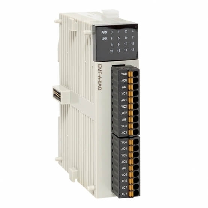 На фото: программируемые логические контроллеры модуль аналогового вывода emf 8 pro-logic ekf proxima ЭКФ (ЕКФ)