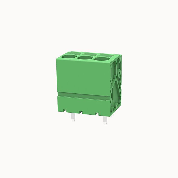 На фото клеммник нажимной на плату DG271V-7.5-DA-03P-14-100Z(H) DEGSON (Дегсон) 