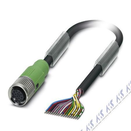 кабели с установленными разъемами sac-17p-10,0-pvc/fs sco