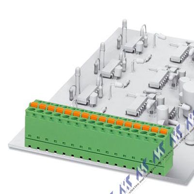 На фото: клеммные блоки для печатного монтажа fkic 2,5/ 8-tb-5,08 Phoenix Contact
