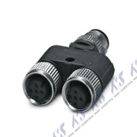 y-разветвитель sac-3p-m12y/2xm12fs b pe s21bk