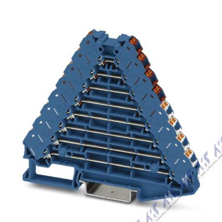 Многоуровневые клеммы зажим push-in ptrv 8 bu/rdwh