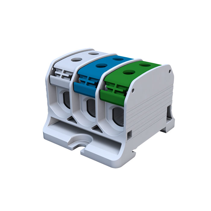 проходные клеммы rka 50 3p  l g/n/pe