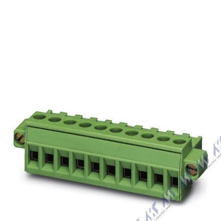 На фото: штекерные разъемы для печатных плат mstbt 2,5/ 3-stf-5,08 bk Phoenix Contact