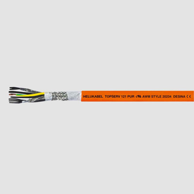 На фото: контрольный кабель с медными жилами гибкий topserv 112pvc (4g1.5+(2*0.5)) HELUKABEL (Хелукабель)